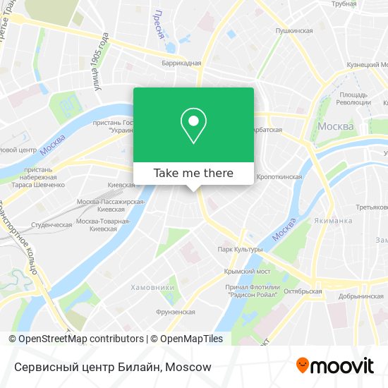 Сервисный центр Билайн map