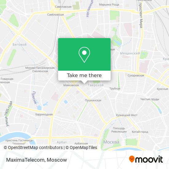 MaximaTelecom map
