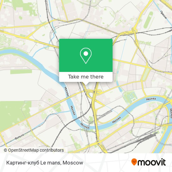 Картинг-клуб  Le mans map