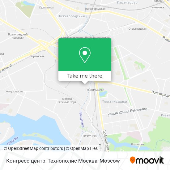 Конгресс-центр, Технополис  Москва map