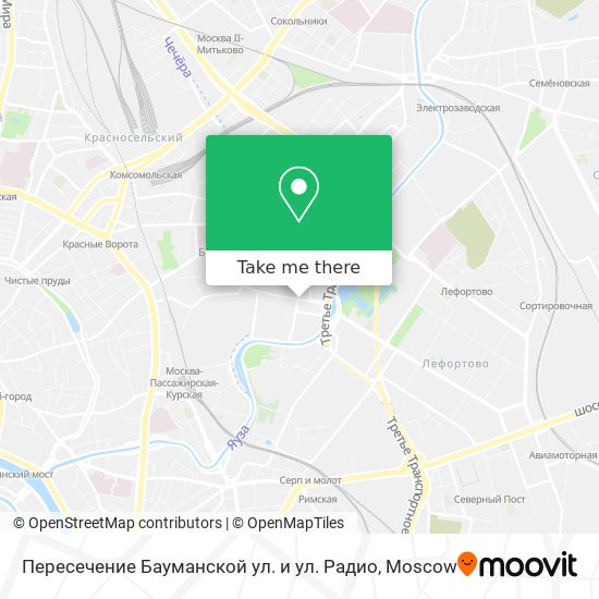 Пересечение Бауманской ул. и ул. Радио map