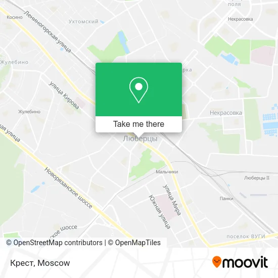 Крест map