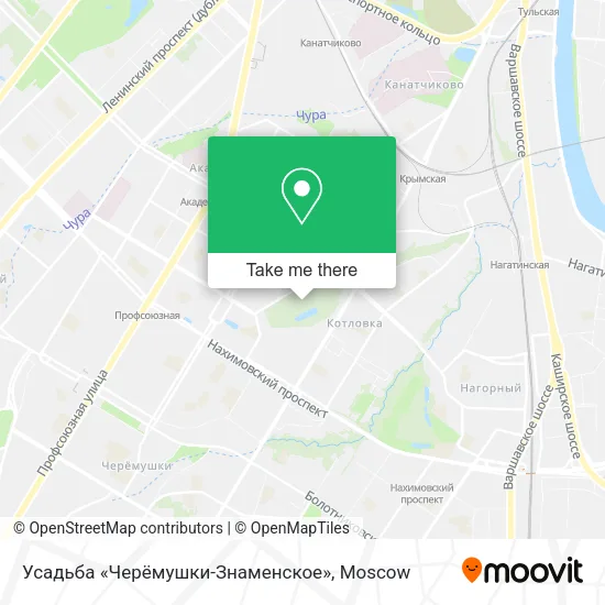 Усадьба «Черёмушки-Знаменское» map