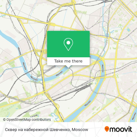 Сквер на набережной Шевченко map