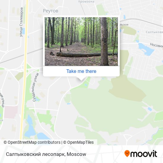 Салтыковский лесопарк map