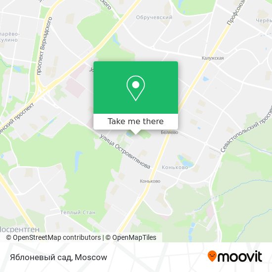 Яблоневый сад map