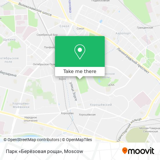 Парк «Берёзовая роща» map