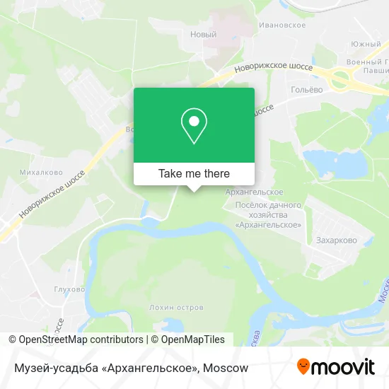Музей-усадьба «Архангельское» map