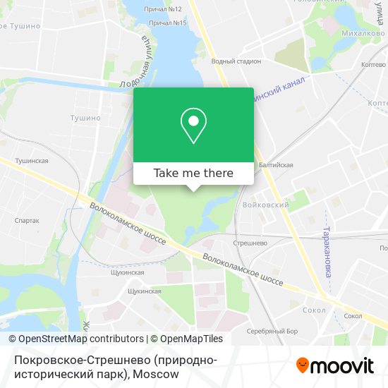 Покровское-Стрешнево (природно-исторический парк) map
