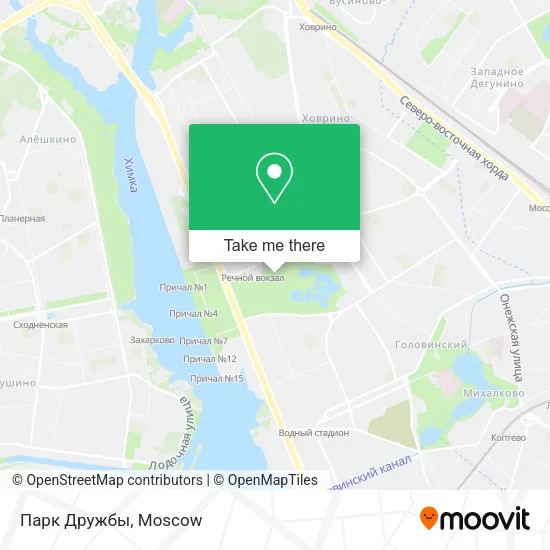 Парк Дружбы map