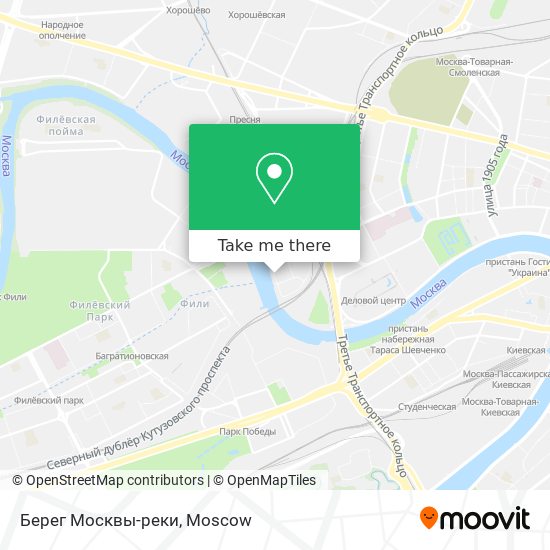 Берег Москвы-реки map