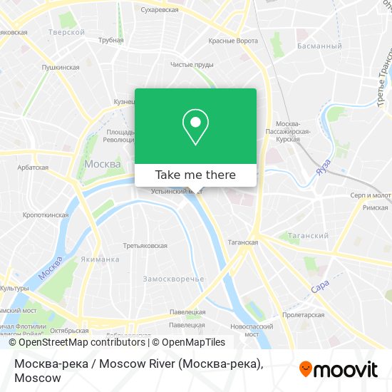 Москва-река / Moscow River map