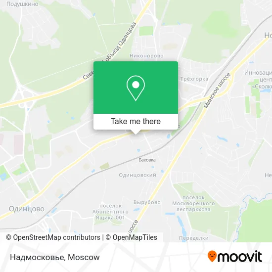 Надмосковье map