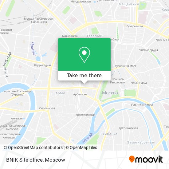 BNIK Site office map