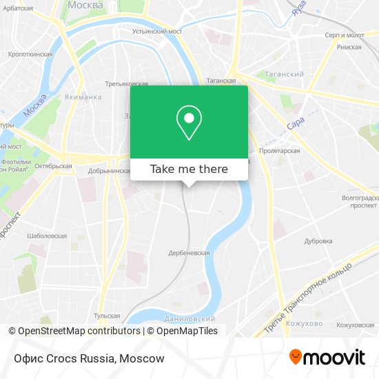 Офис Crocs Russia map