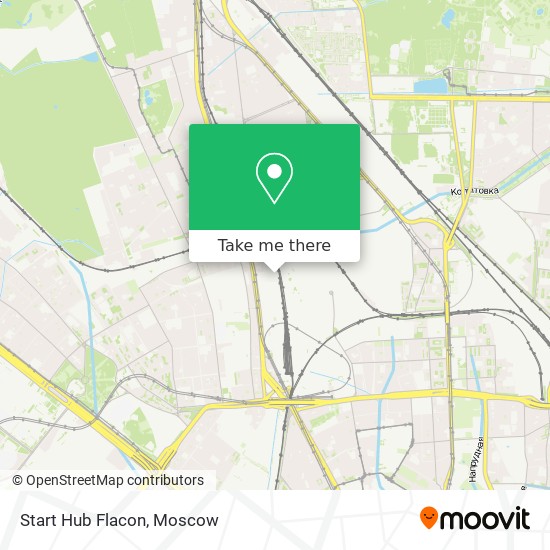 Start Hub Flacon map