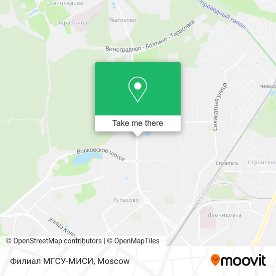 Филиал МГСУ-МИСИ map