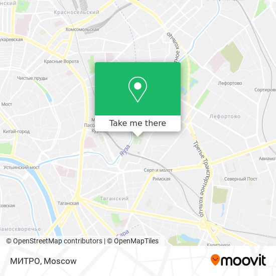 МИТРО map