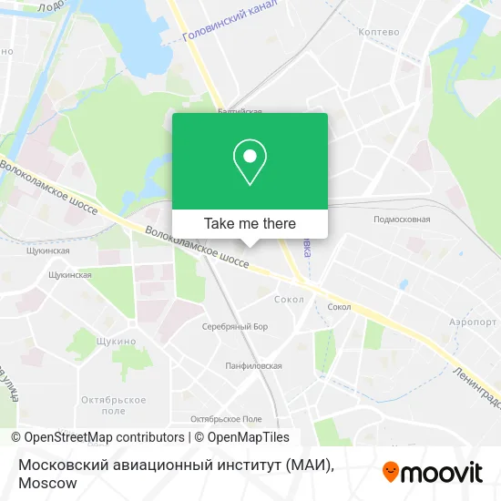 Московский авиационный институт (МАИ) map