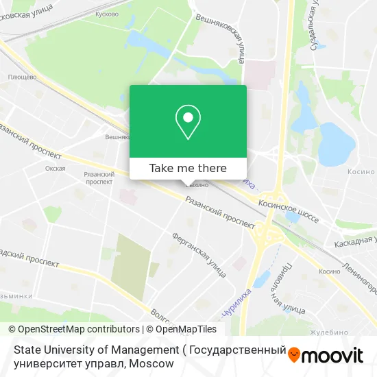 State University of Management map