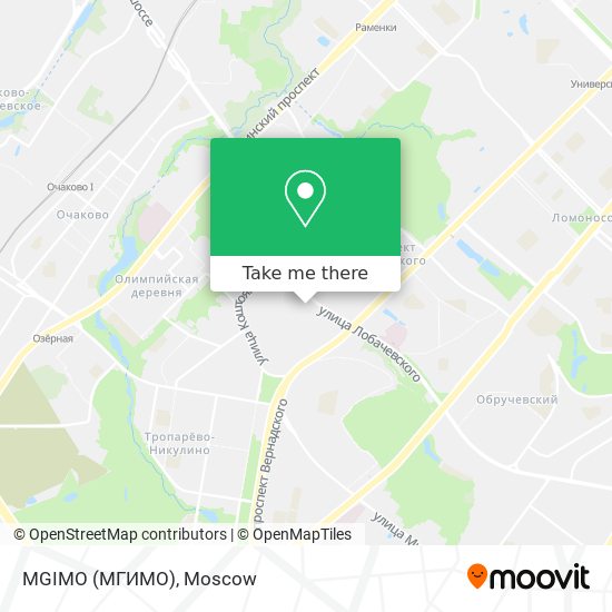 MGIMO (МГИМО) map