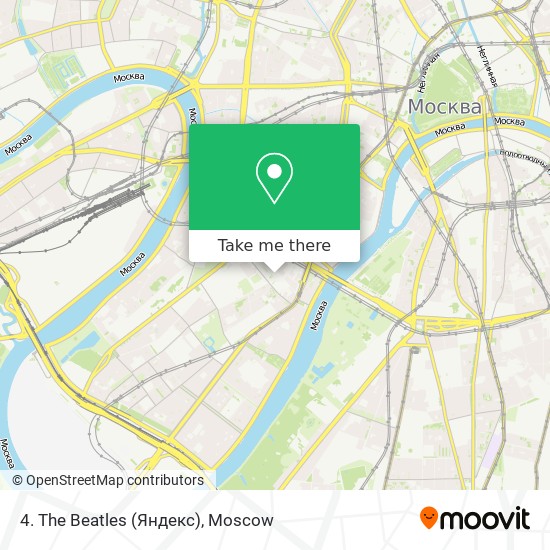 4. The Beatles (Яндекс) map