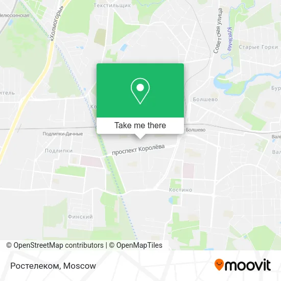 Ростелеком map