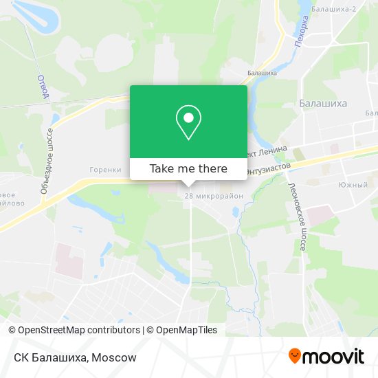 СК Балашиха map