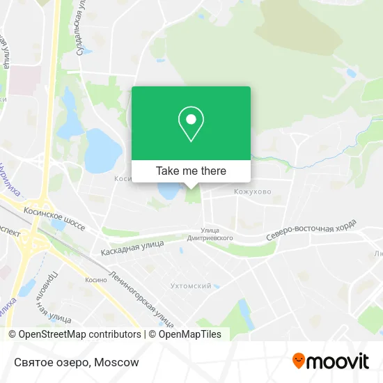 Святое озеро map