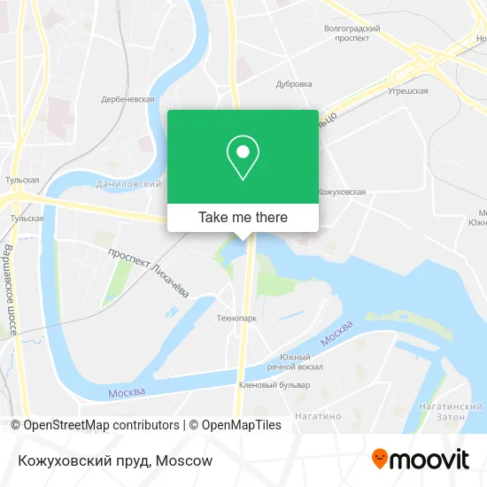 Кожуховский пруд map