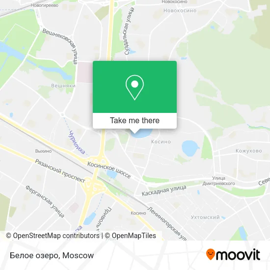 Белое озеро map