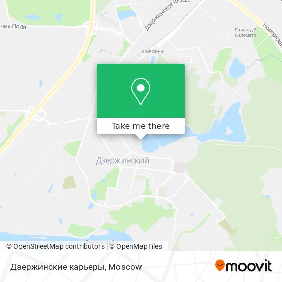 Дзержинские карьеры map