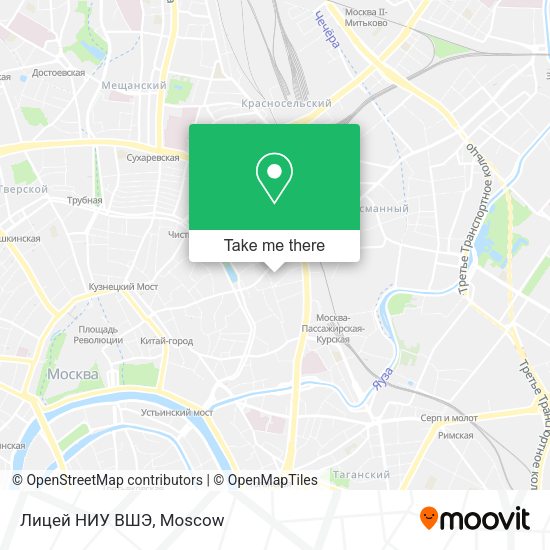 Лицей НИУ ВШЭ map