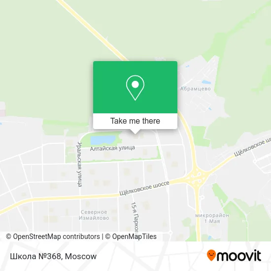 Школа №368 map