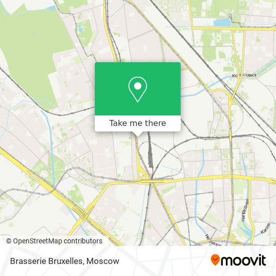 Brasserie Bruxelles map