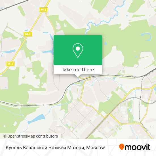 Купель Казанской Божьей Матери map