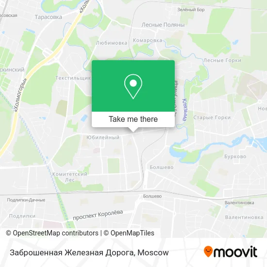 Заброшенная Железная Дорога map