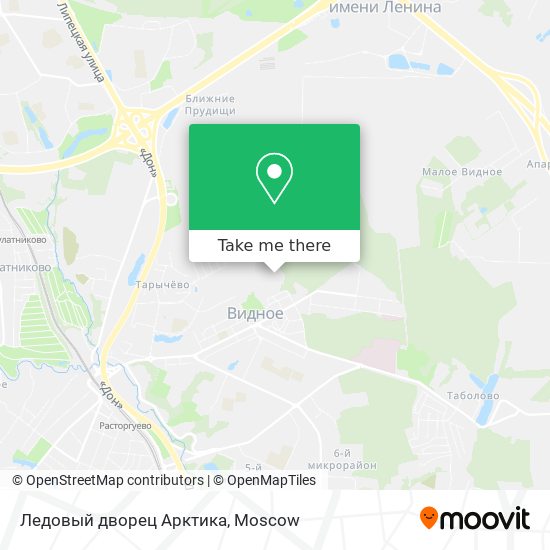 Ледовый дворец  Арктика map