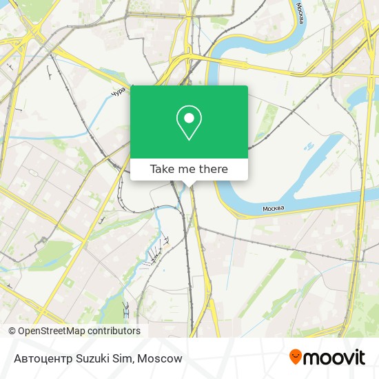 Автоцентр Suzuki Sim map