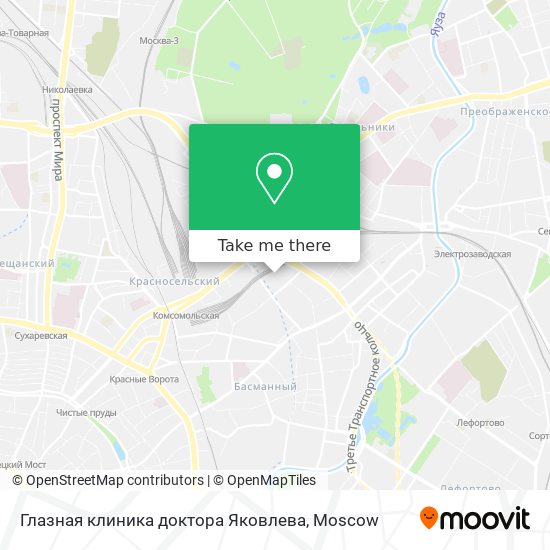 Глазная клиника доктора Яковлева map