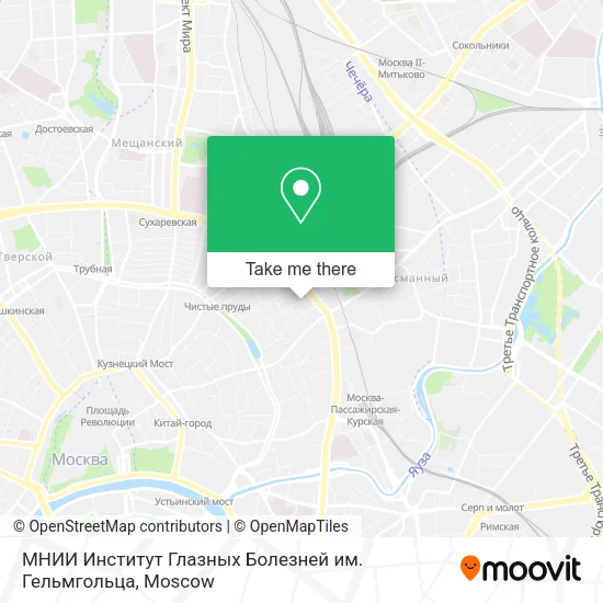 МНИИ Институт Глазных Болезней им. Гельмгольца map