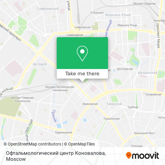 Офтальмологический центр Коновалова map