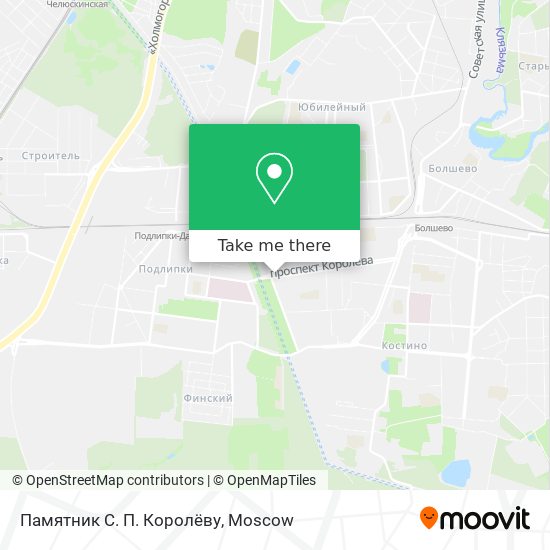 Памятник С. П. Королёву map