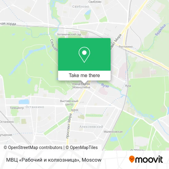 МВЦ «Рабочий и колхозница» map