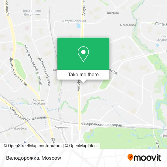 Велодорожка map