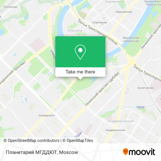 Планетарий МГДДЮТ map