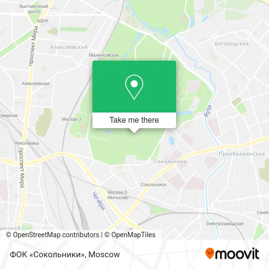 ФОК «Сокольники» map