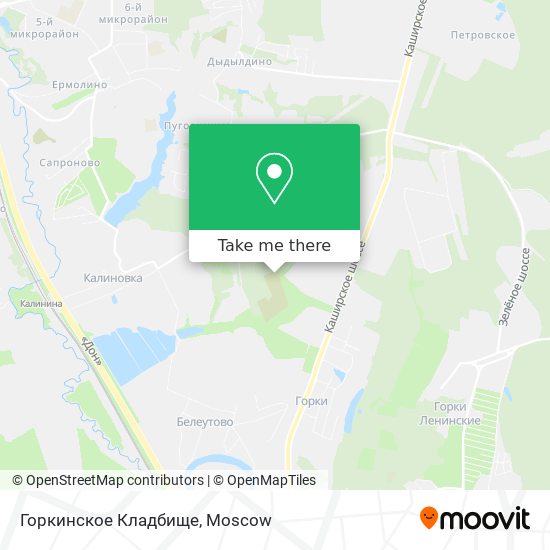 Горкинское Кладбище map