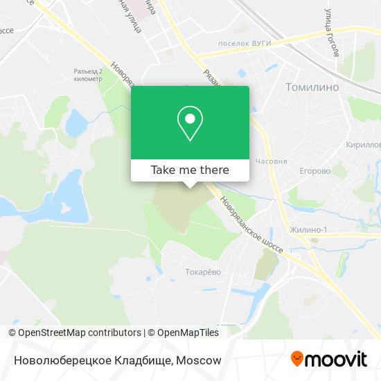 Новолюберецкое Кладбище map