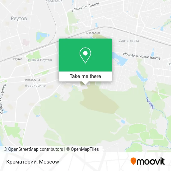 Крематорий map